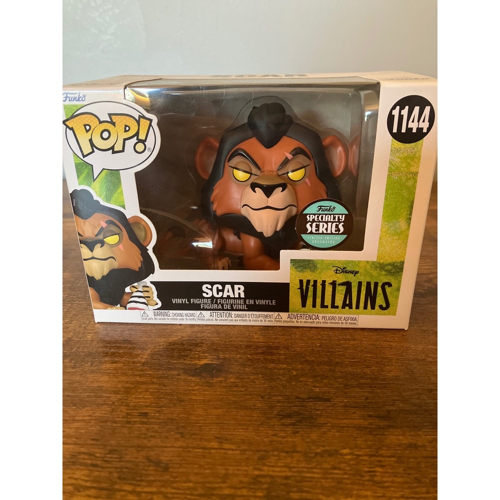 Funko Pop Disney Villains Scar 1144 Specialty Series Limited Edition Exclusive